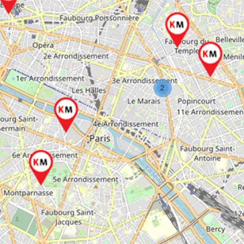 Βρείτε ένα κιόσκι κοντά σας